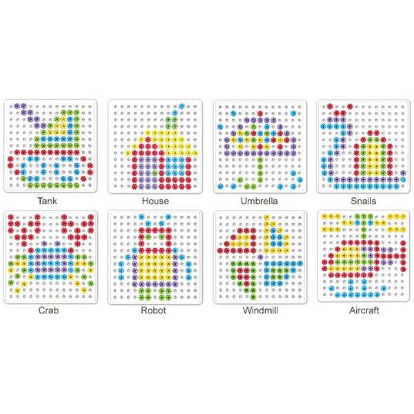 Конструктор детский СИМАЛЕНД 1688075 Болтовая мозайка