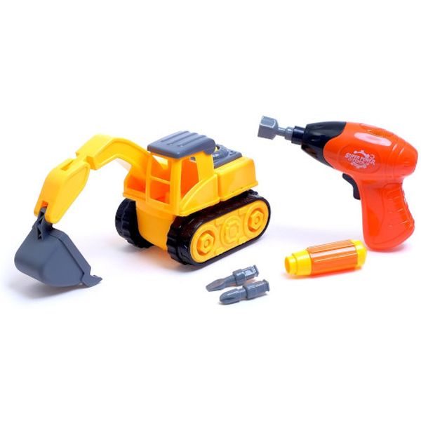 Конструктор детский СИМАЛЕНД 1770857 СТРОЙТЕХНИКа Эксаватор