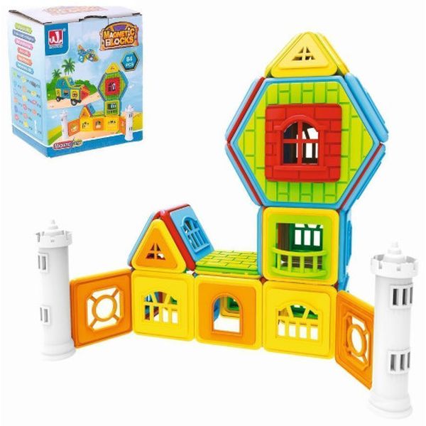 Конструктор детский СИМАЛЕНД 2680438 Магнитный Домик