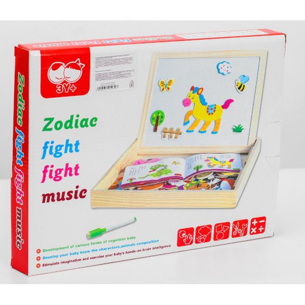 Конструктор детский СИМАЛЕНД 3141939 Магнитный Животные на лугу