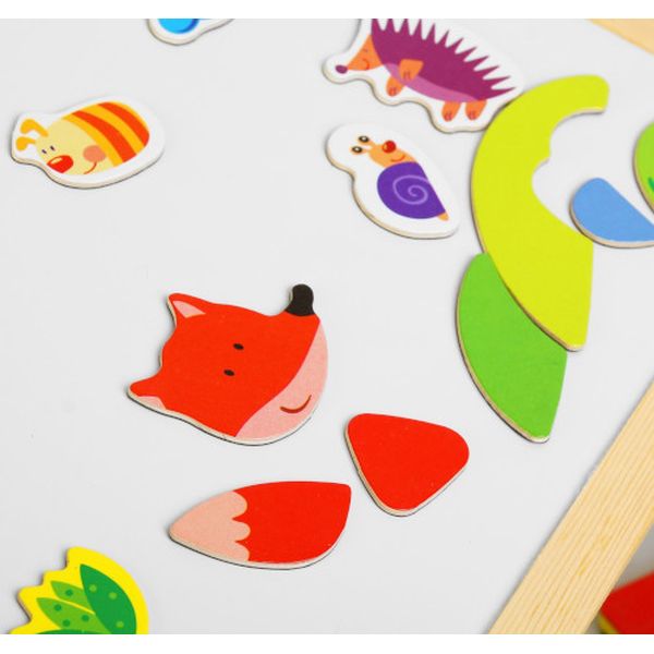 Конструктор детский СИМАЛЕНД 3141939 Магнитный Животные на лугу