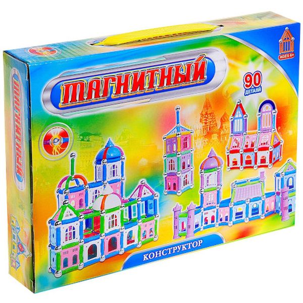 Конструктор детский СИМАЛЕНД 515734 Магнитный Построй свой дом