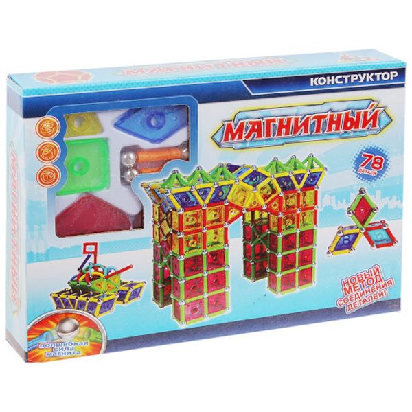 Конструктор детский СИМАЛЕНД 667851 Магнитный