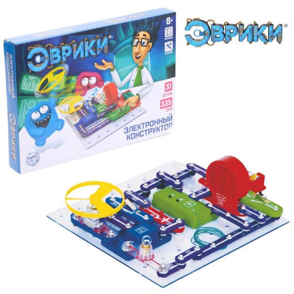 Конструктор детский Эврики 1200832 Электронный 335 схем