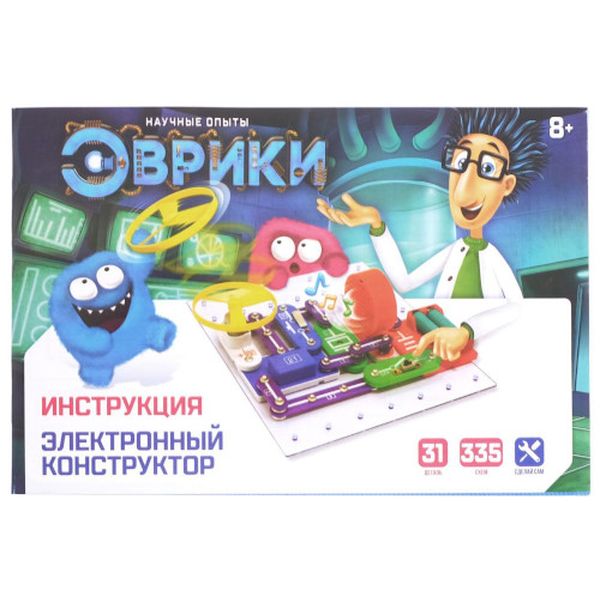 Конструктор детский Эврики 1200832 Электронный 335 схем