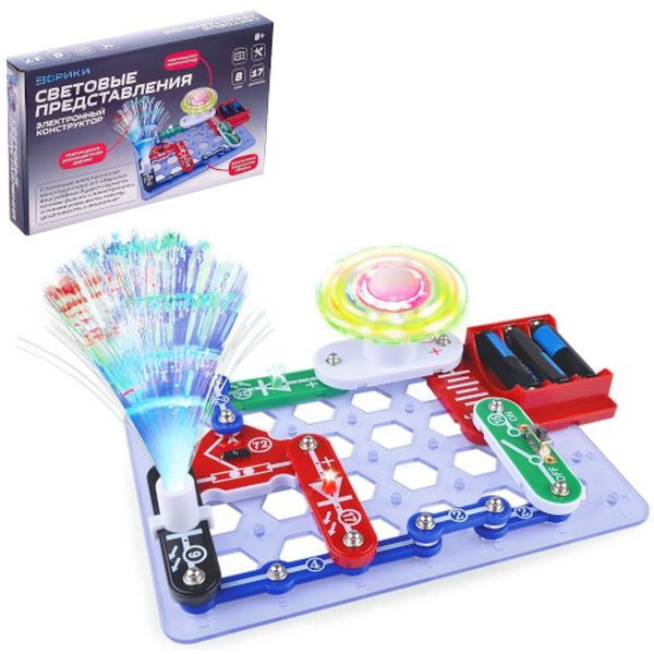 Конструктор детский Эврики 1283763 Электронный Световые представления 8 схем