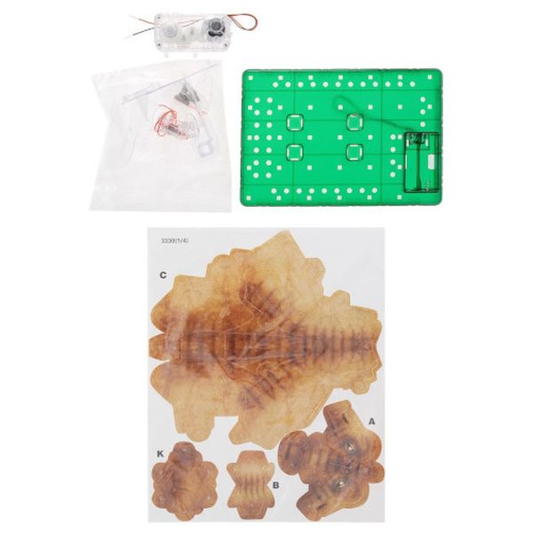 Конструктор детский Эврики 1305714 Электронный 3D Брахиозавр