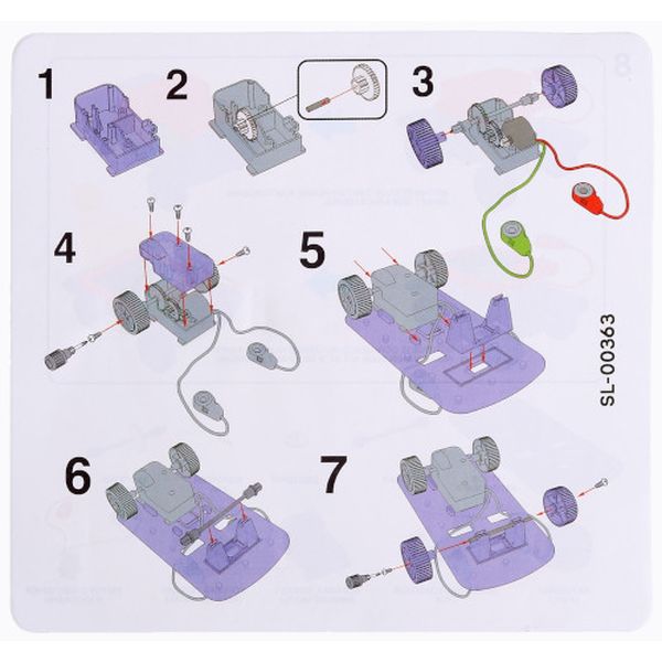 Конструктор детский Эврики 2304284 Солнцеход