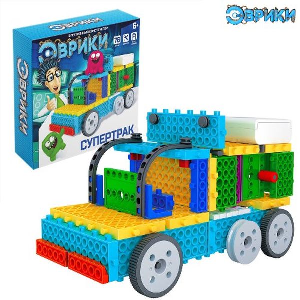 Конструктор детский Эврики 3584357 Супертрак 76 деталей № SL-01717