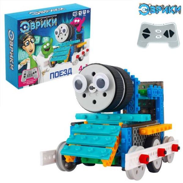 Конструктор детский Эврики 3584362 Поезд 180 деталей № SL-01722