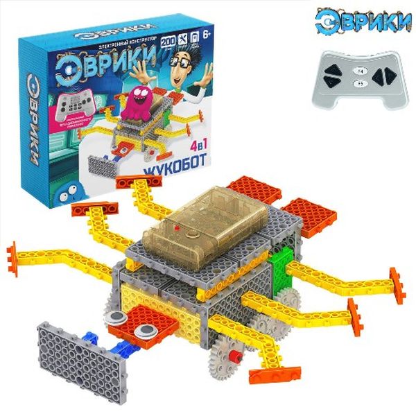 Конструктор детский Эврики 3584369 Жукобот 200 деталей № SL-01729