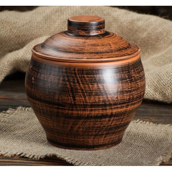 Набор Красная глина 1517335 Набор супник 2,5 л и 4 горшка 0,5 л глина