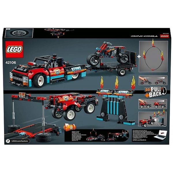 Конструктор Lego 42106 Technic: Шоу на грузовиках и мотоциклах