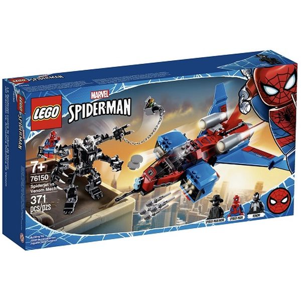 Конструктор Lego 76150 Super Heroes: Самолёт Ч.Паука пр. Р.Венома