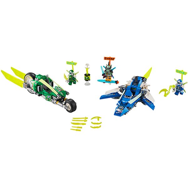 Конструктор Lego 71709 Ninjago: Скоростные машины Джея и Ллойда