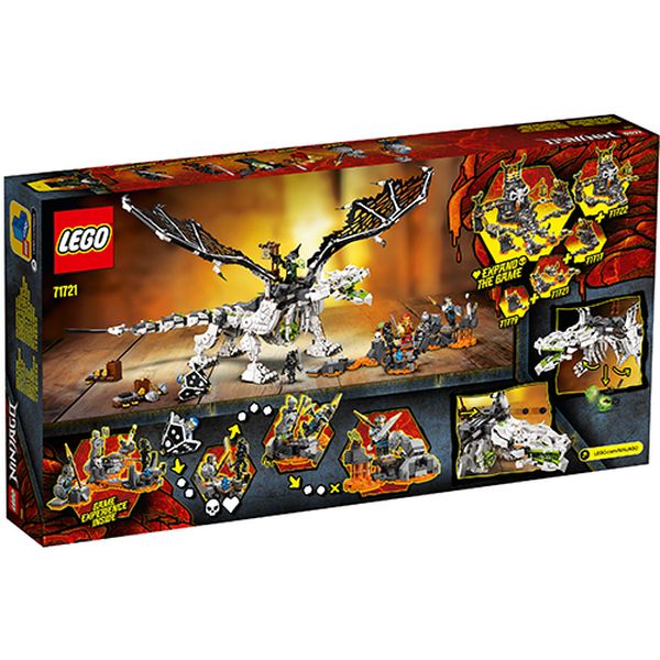 Конструктор Lego 71721 Ninjago: Дракон чародея-скелета