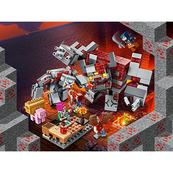 Конструктор Lego 21163 Minecraft: Битва за красную пыль