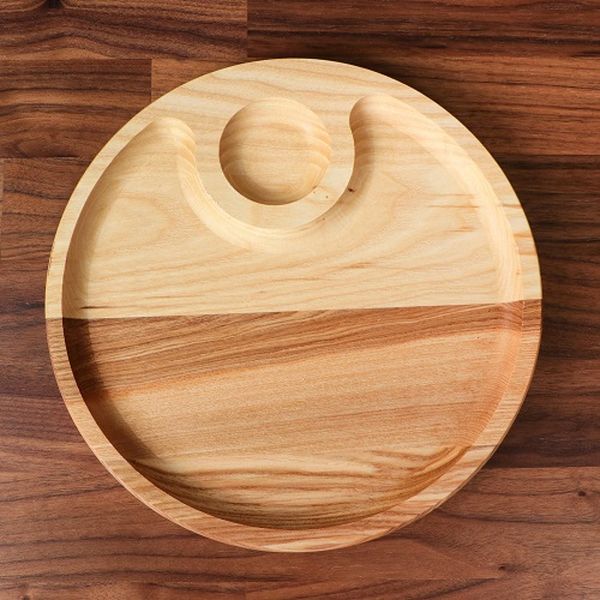 Доска разделочная Доброе дерево 3094076 с соусником 25 см массив ясеня