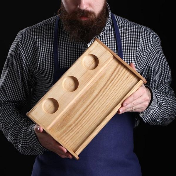 Доска разделочная Доброе дерево 4874343 Рибай 30х20 см массив ясеня