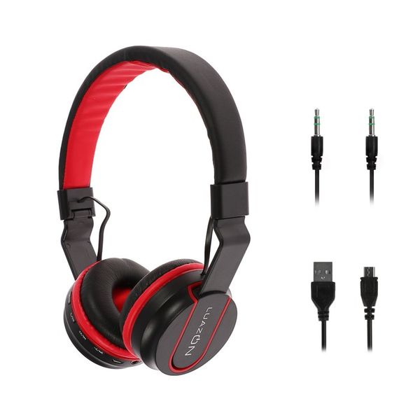 Беспроводные наушники Luazon 2534155 RX-5 черно-красные