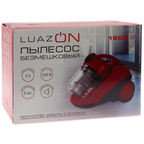 Пылесос с контейнером для пыли Luazon 3914641 LUC-1802