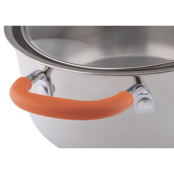 Кастрюля Hitt HCF-OC16 Colorfest 1.5л 16*8см, с крышкой