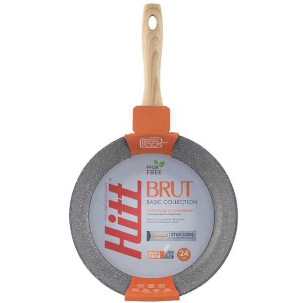 Сковорода Hitt HBF-24 Brut 24см