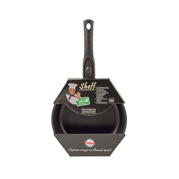 Сковорода Tima 28101I Шеф индукция 28см, съемная ручка