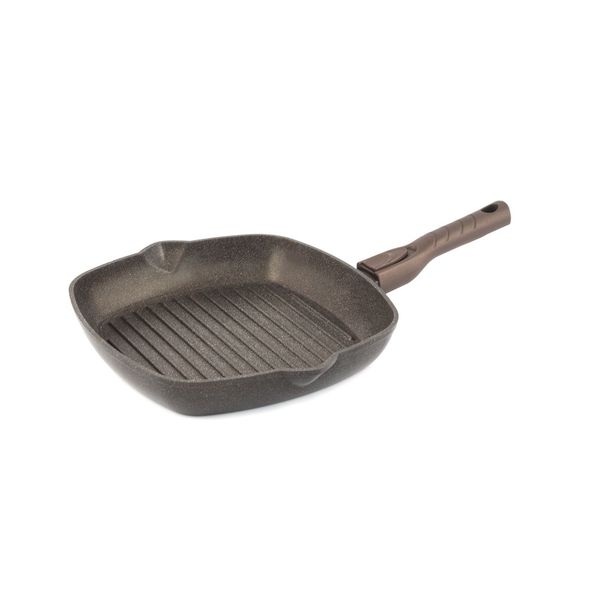 Сковорода гриль Tima 28148П Мускат 28x28см, съемная ручка