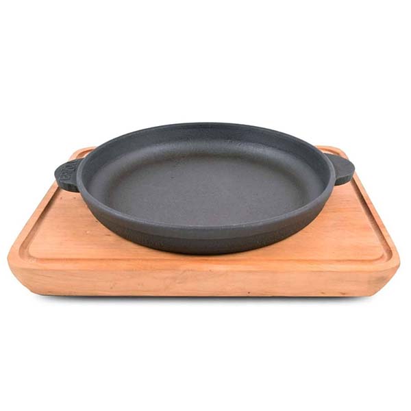 Сковорода Tima Н1425-Д Brizoll 14*2.5см с дощечкой