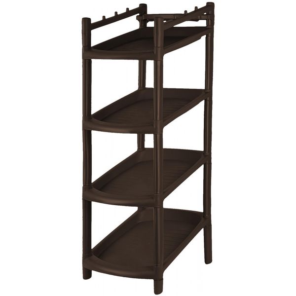 Этажерка Branq BQ2801ВНГ для обуви узкий 4 полки, венге