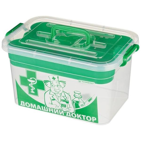 Контейнер Полимербыт 4381003 Домашний доктор 10л с вкладышем
