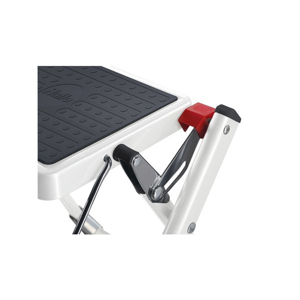 Лестница Hailo Mini 2 ступени с резин.ковриком, белый (4310-001)