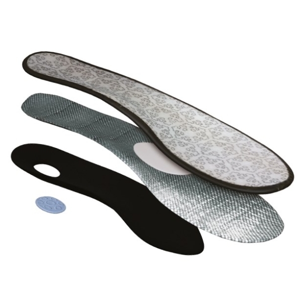 Стельки ортопедические B.Well FW-607 ORTHO TRIO winter р.42, серый