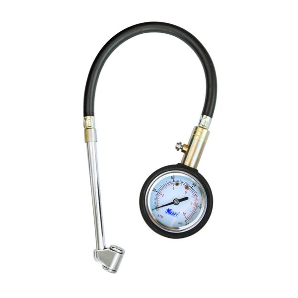 Манометр Kraft KT 830003 аналоговый со шлангом