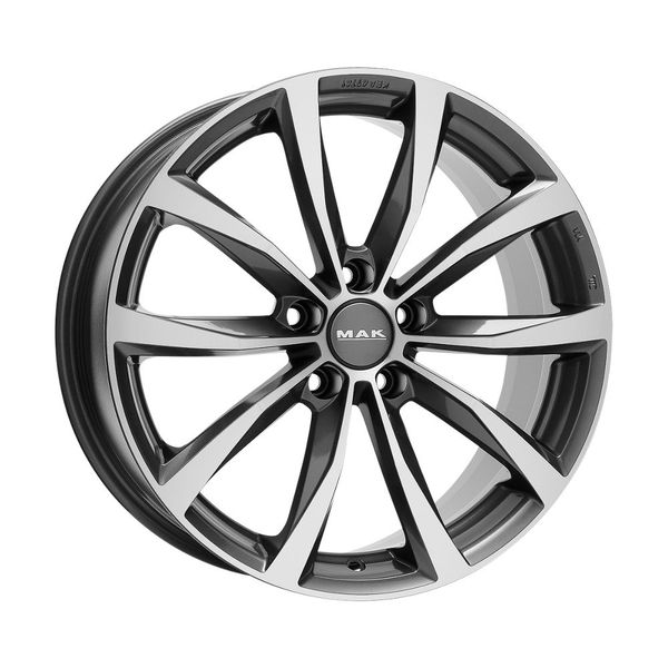 Колесный диск Mak Wolf 7,5\R17 5*112 ET54 d66,6 Gunmetal MirrorFace