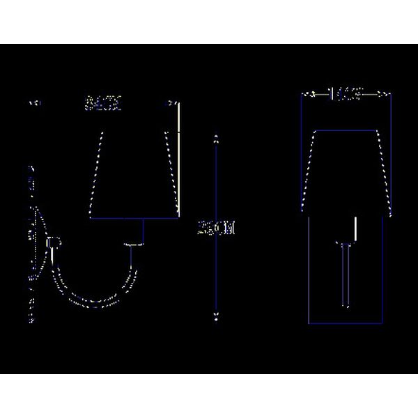 Светильник настенный Arte Lamp A7301AP-1PB Gracie