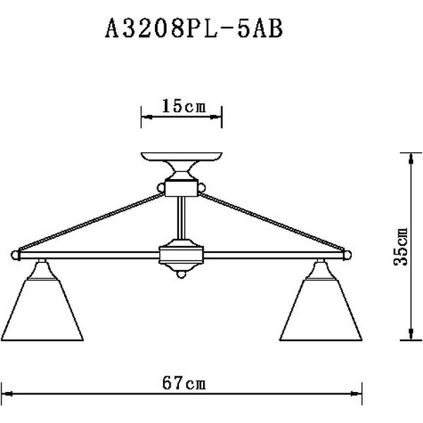 Светильник Arte Lamp A3208PL-5AB Copter