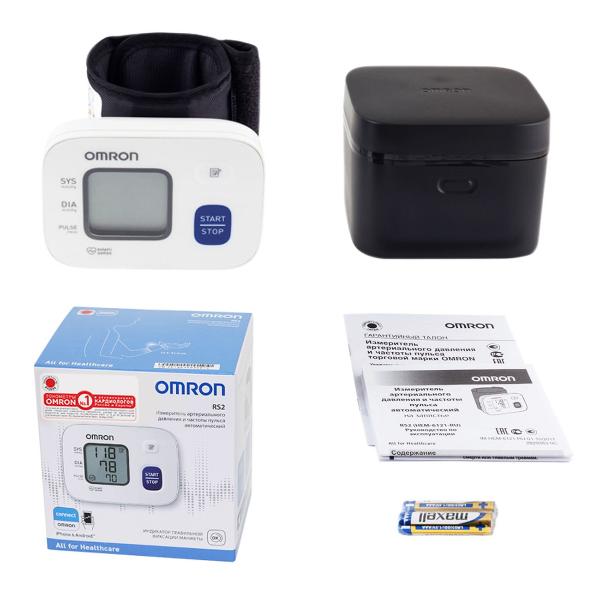 Тонометр на запястье автоматический OMRON RS2 HEM-6121-RU