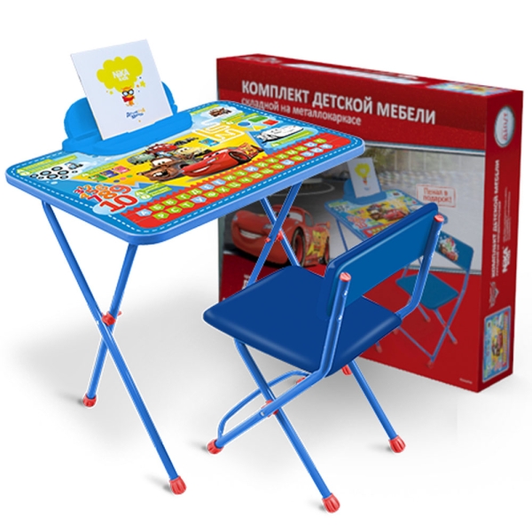 Комплект детской мебели Nika Disney1П Тачки Д1П/Т