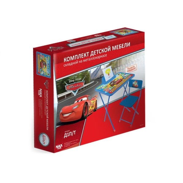 Комплект детской мебели Nika Disney1П Тачки Д1П/Т