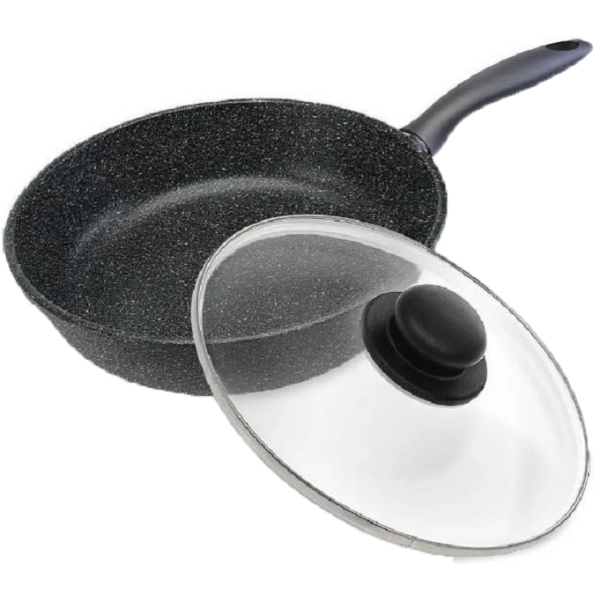 Сковорода Neva D24 + крышка (NG124K)