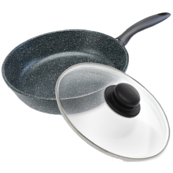 Сковорода Neva D26 + крышка (NG126K)