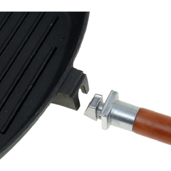 Сковорода-гриль Биол со съемной ручкой, ст. крышка 26х26