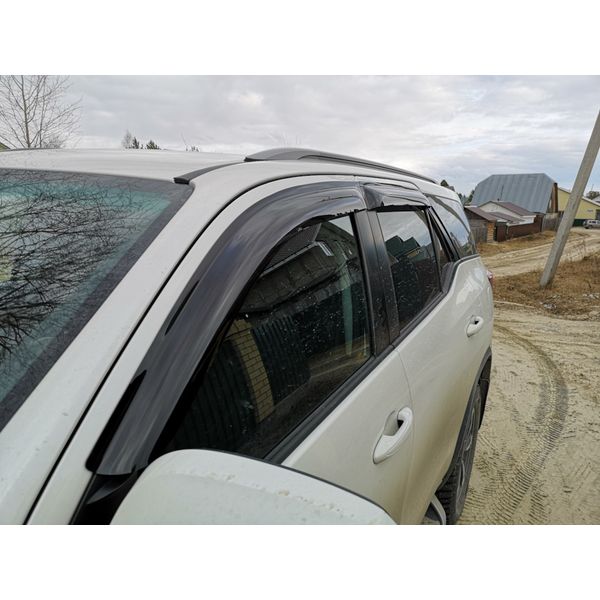 Дефлектор Sim Toyota Fortuner 2015-4 шт. темный (NLD.STOFOR1532)