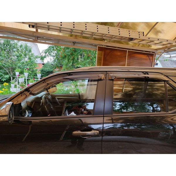 Дефлектор Sim Toyota Fortuner 2015-4 шт. темный (NLD.STOFOR1532)