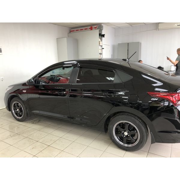 Дефлектор Sim 4 шт. Hyundai Solaris седан 2017- (NLD.SHYSOL1732)