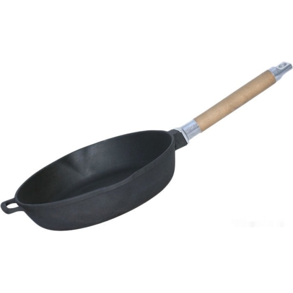 Сковорода Биол 1226 26см чугун, съемная ручка