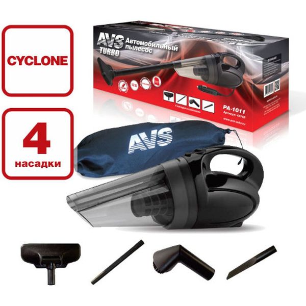 Пылесос автомобильный AVS PA-1011 (43148)
