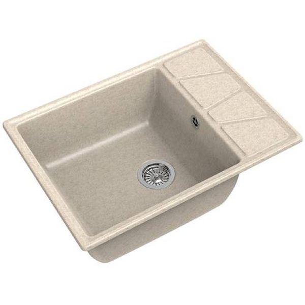 Мойка кухонная Granfest Vertex V-680L бежевый